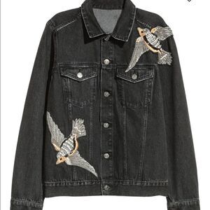 🎉Last deal 🎉Denim jacket with rhinestone